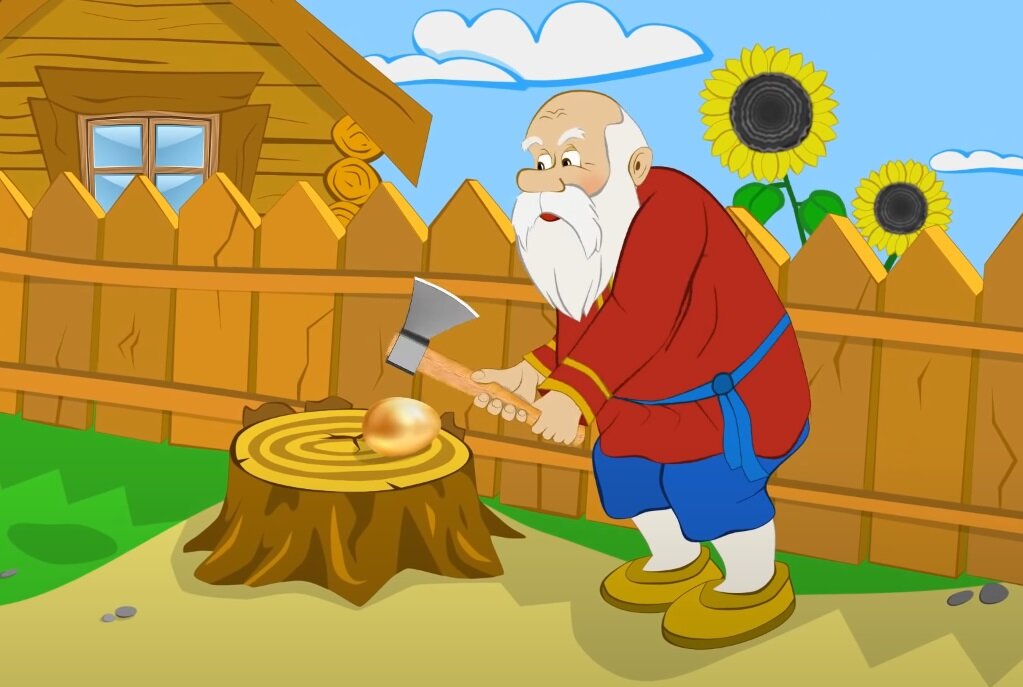 Мультфильм про курочку рябу 