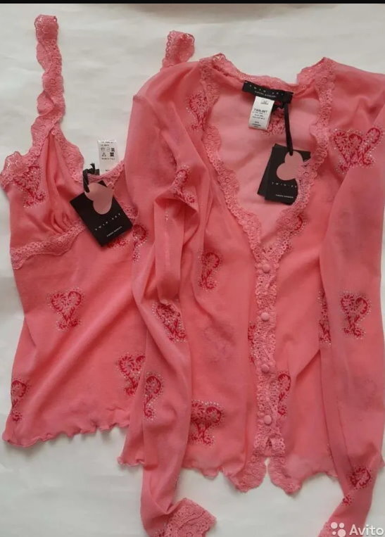 Twin-set кардиган и топ