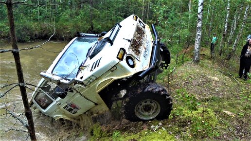 НИВА НА РАМЕ УАЗА ЗАЛЕТЕЛА В ЛУЖУ И ПОЛУЧИЛСЯ ПОЛНЫЙ ПРОВАЛ | Gorbunoff ...