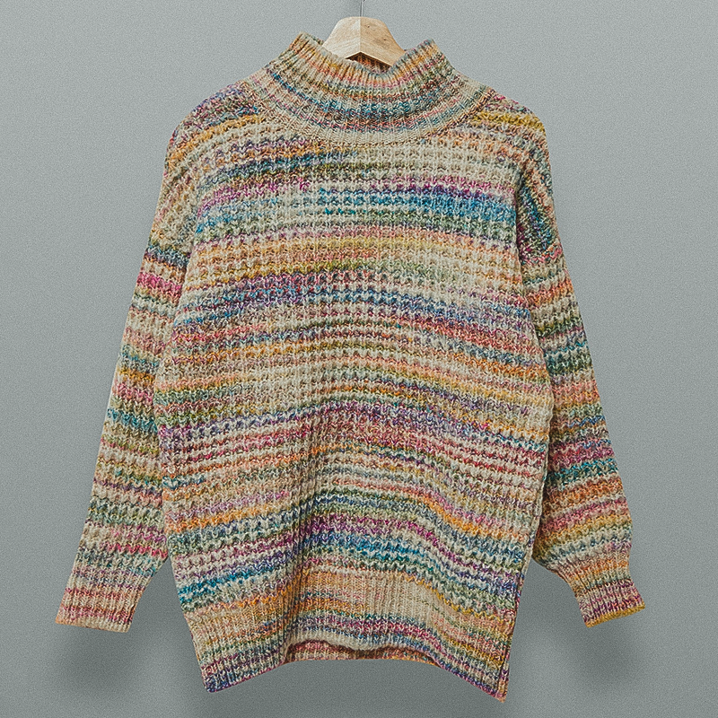 Секционная пряжа с красивыми цветовыми переходами