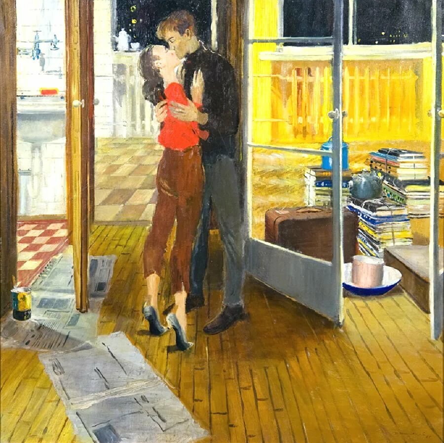 Юрий Пименов. Лирические новоселье. 1959 г.