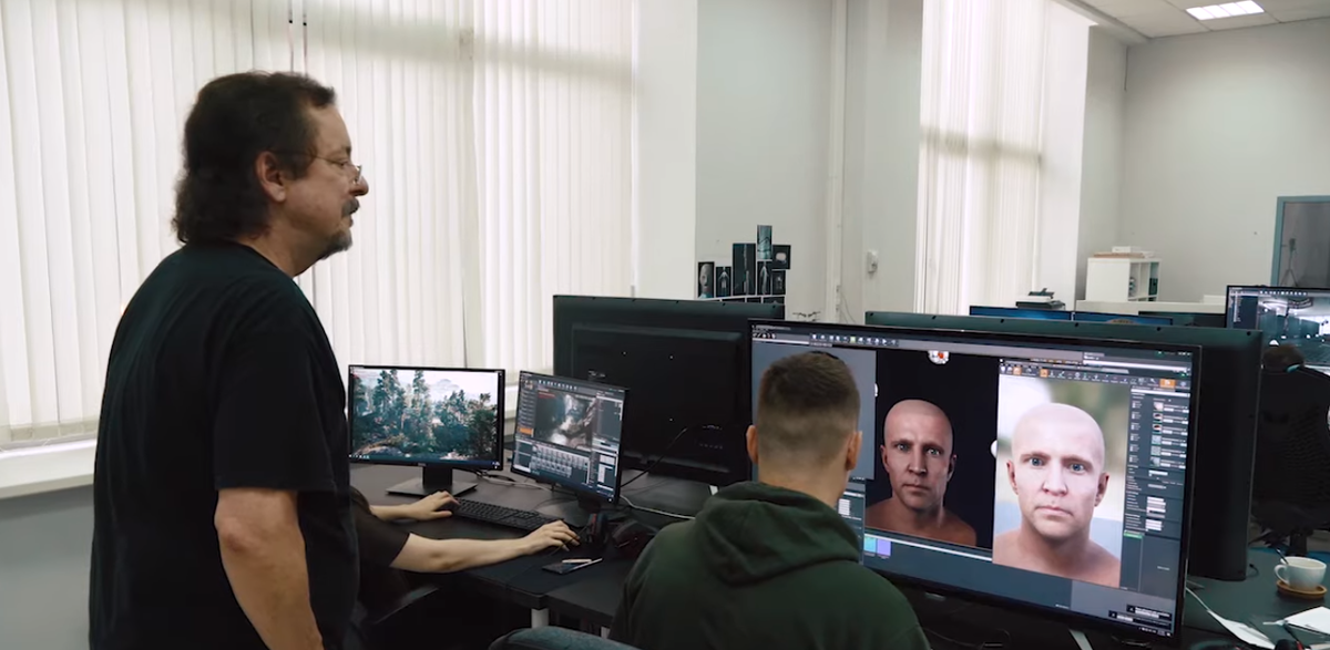 Ричард следит за работой над Atomic Heart 