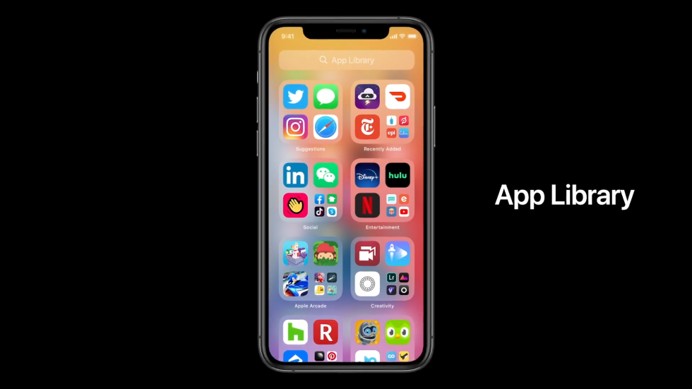 App Library на iOS
