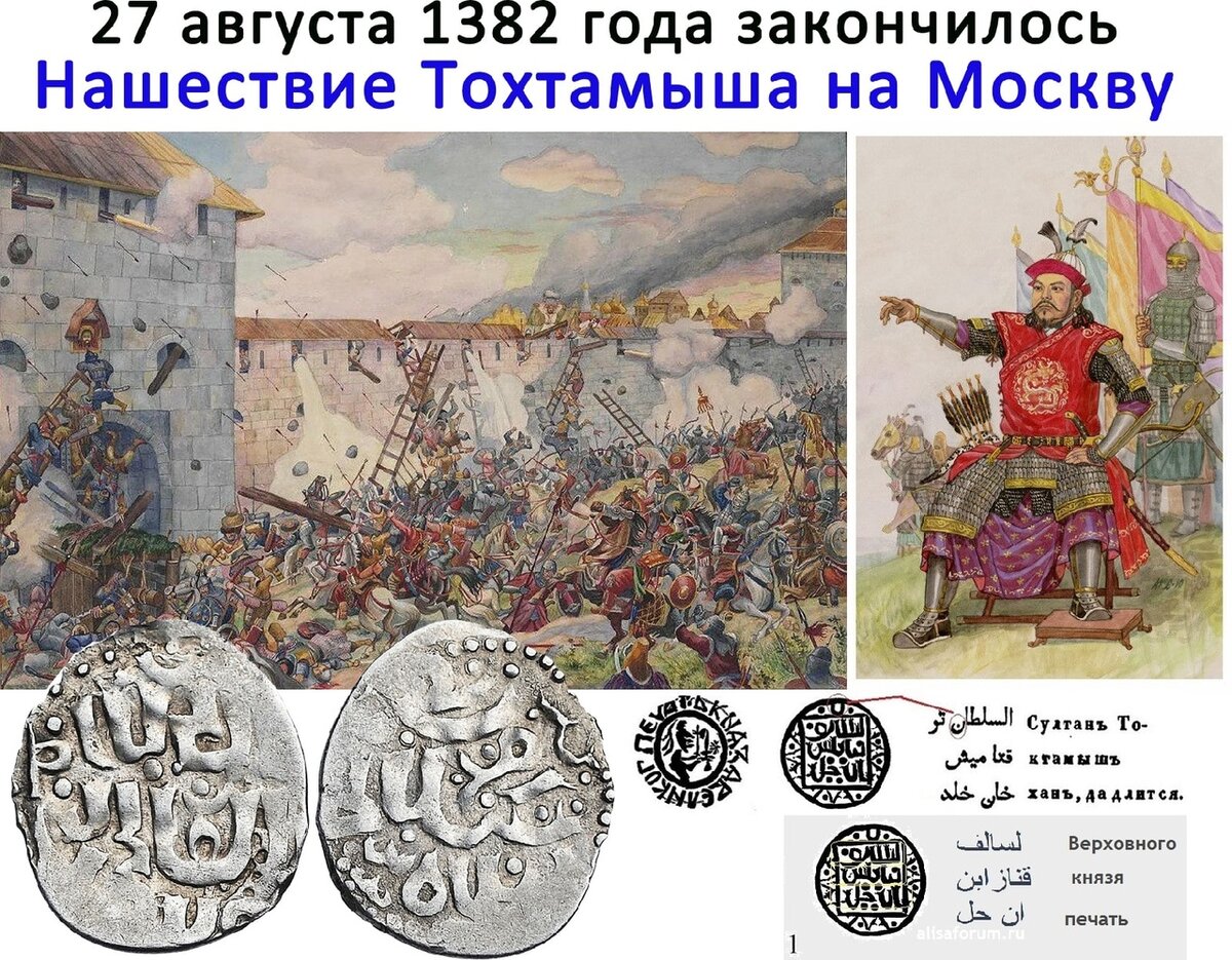 Характеристика похода тохтамыша на москву по плану задачи