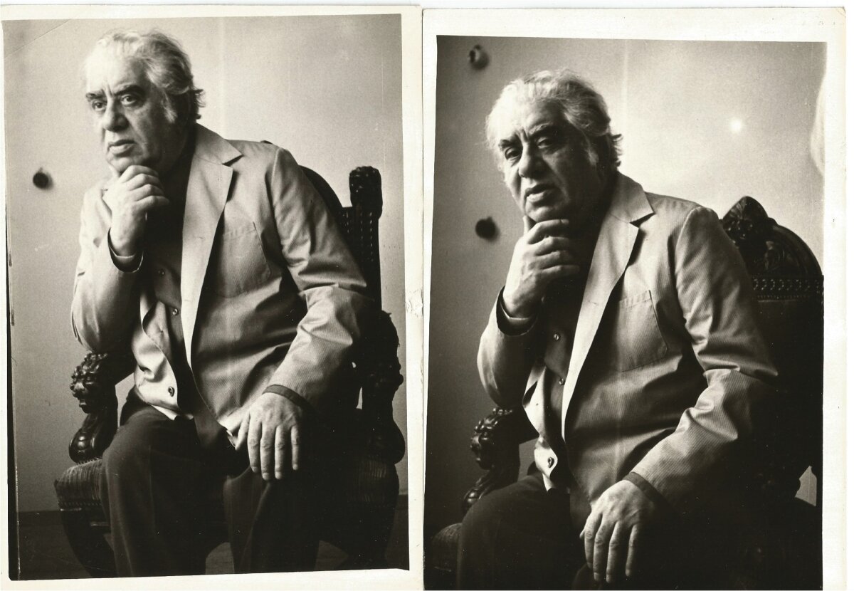 фото Арам Хачатурян в мастерской Тихомировых. http://tikhomirovy.com/