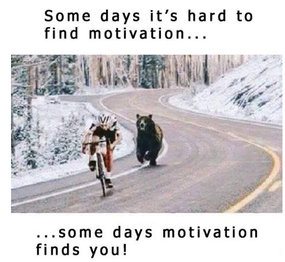 Иногда сложно найти мотивацию, а иногда она сама тебя находит