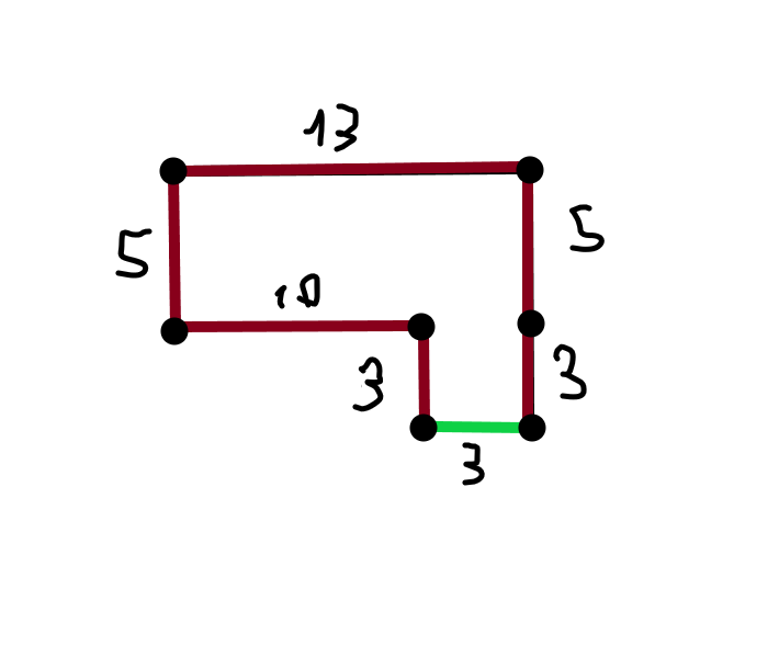 Черным обозначены колонны из тёмного дуба, зеленым- плиты из сосны, а красным- отесанный дуб, все пространство внутри  заполняем досками из сосны.