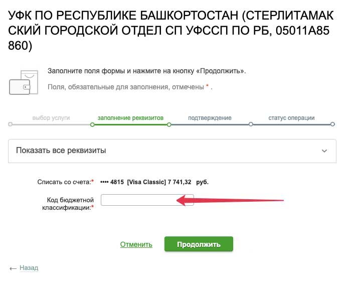 Оплатить судебное производство