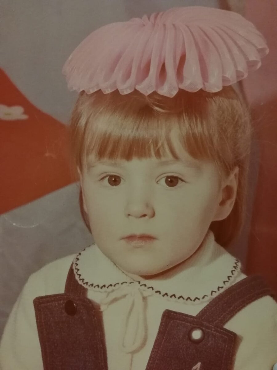 Фото автора в детстве.