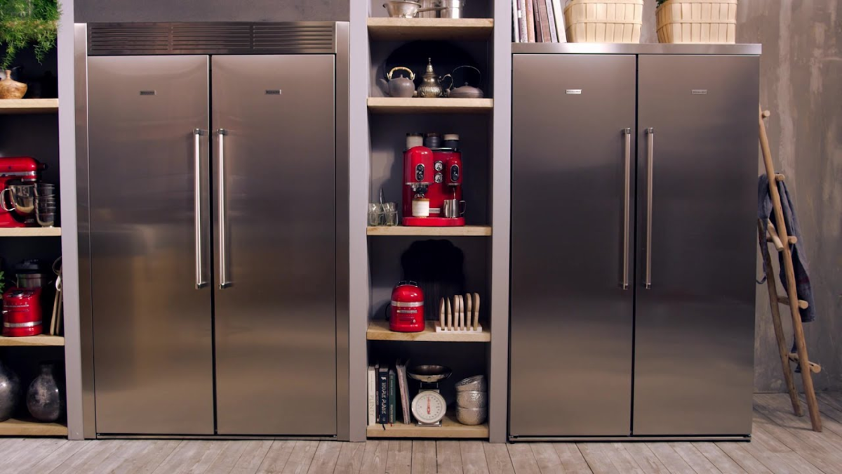 Side by side от марки KitchenAid - лидер среди американских холодильников. 