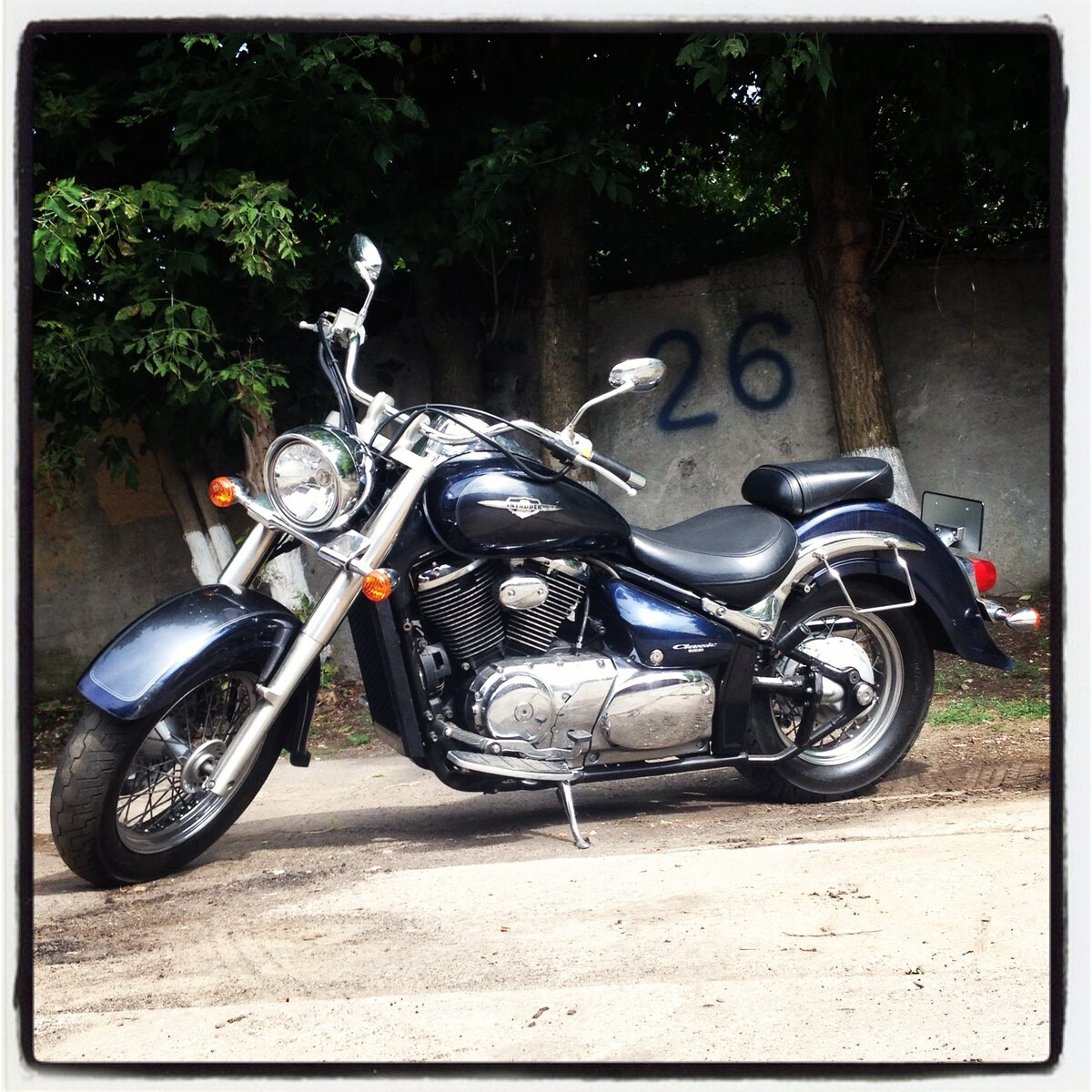 Мой первый большой мотоцикл.