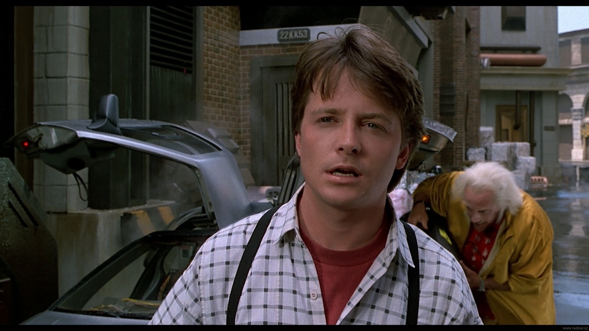 Кадр из фильма "Назад в будущее"