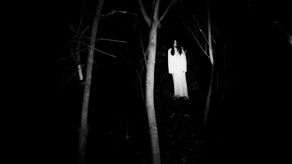 Привидение ночью в лесу. Призрак в лесу ночью. Страшный лесспризрокоми. Призрак ночи.