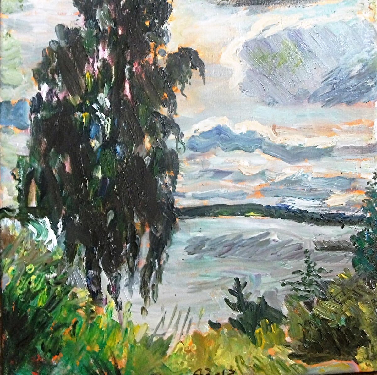 Береза над рекой