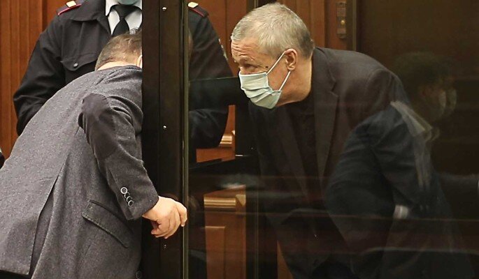 Михаил Ефремов. Фото: Пресс-служба Мосгорсуда/ТАСС 