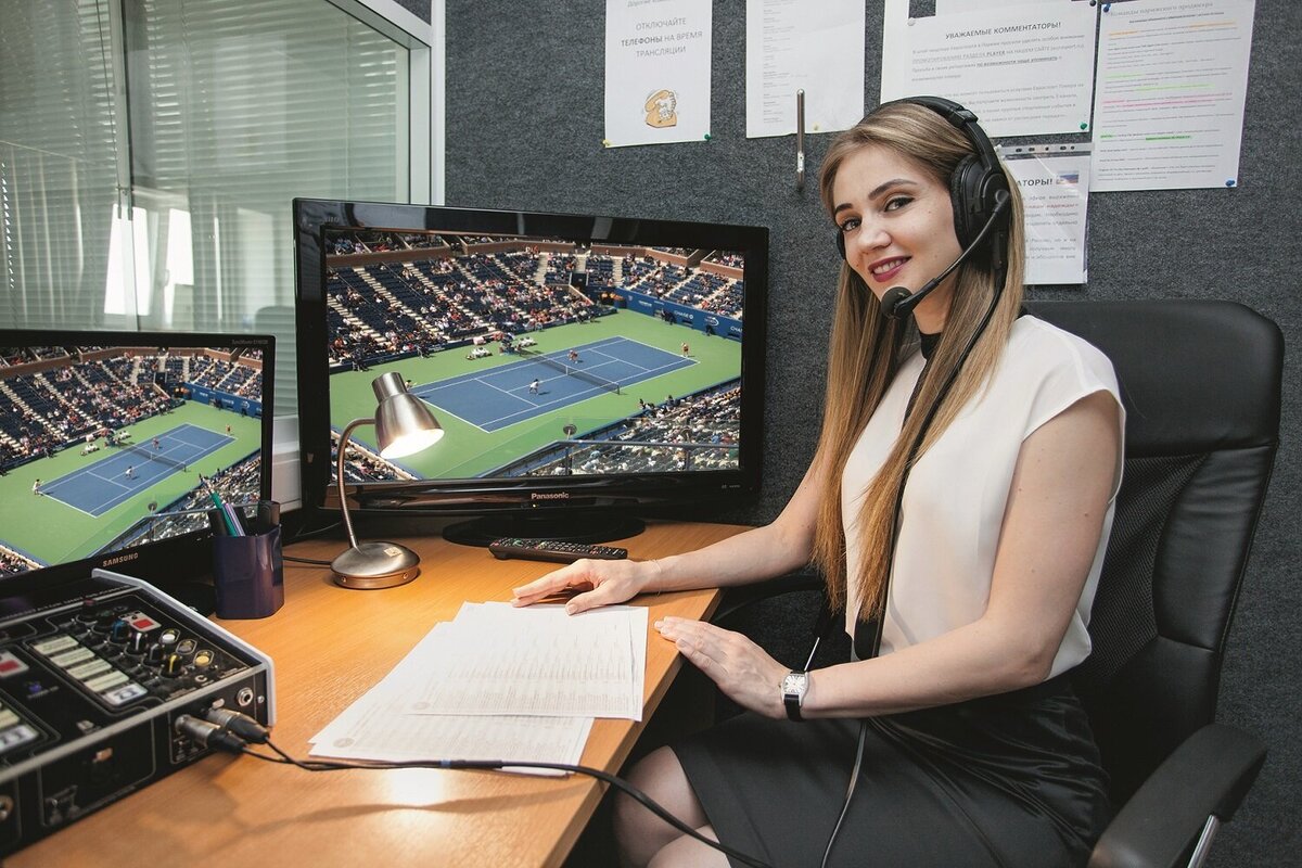 Анна Чакветадзе - комментатор телеканала "Eurosport" !