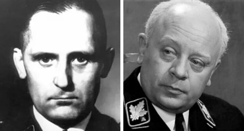 Реальный Генрих Мюллер внешне был мало похож на сыгравшего его в знаменитом сериале Леонида Броневого 