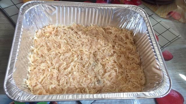 Натёртый картофель