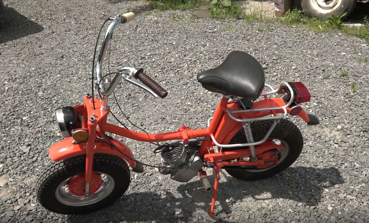«Гном» — самодельный мопед из СССР / Фото Кузница Тест Драйва