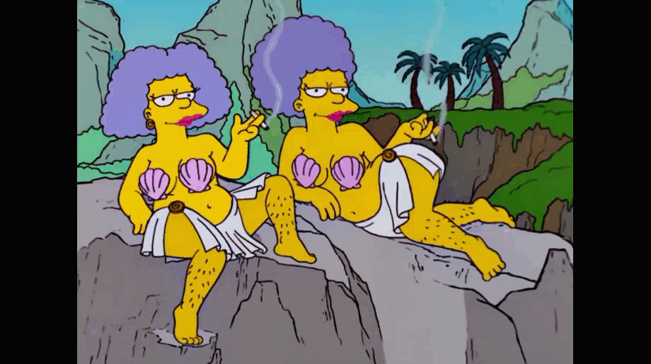 Прекрасные сирены в исполнении Пэтти и Сельмы //Симпсоны (The Simpsons), s13e14 © 20th Century Fox Film Corporation