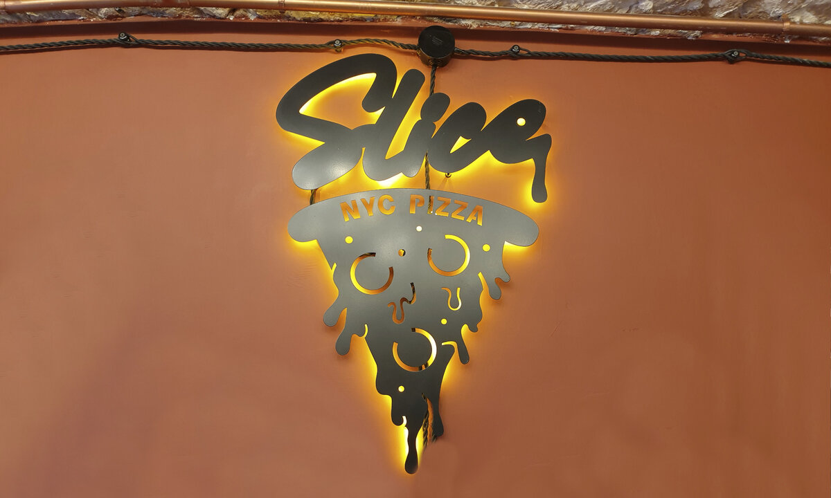 "Slice NYC Pizza", логотип