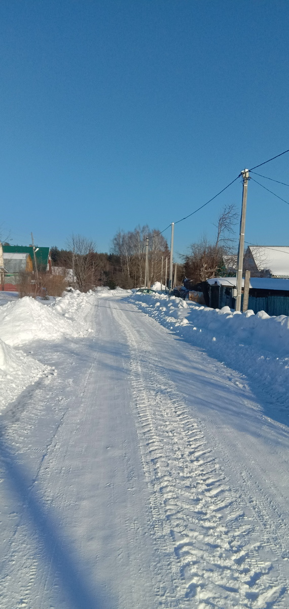 Дорогу чистят отлично. 