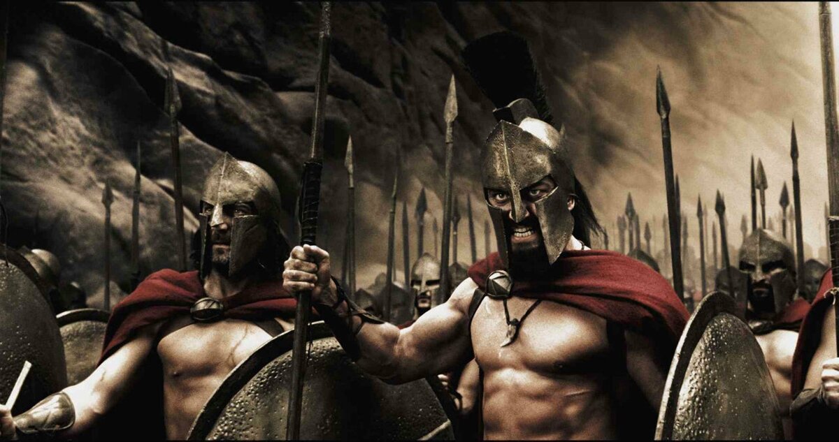 Кадр из фильма "300 спартанцев" 2006