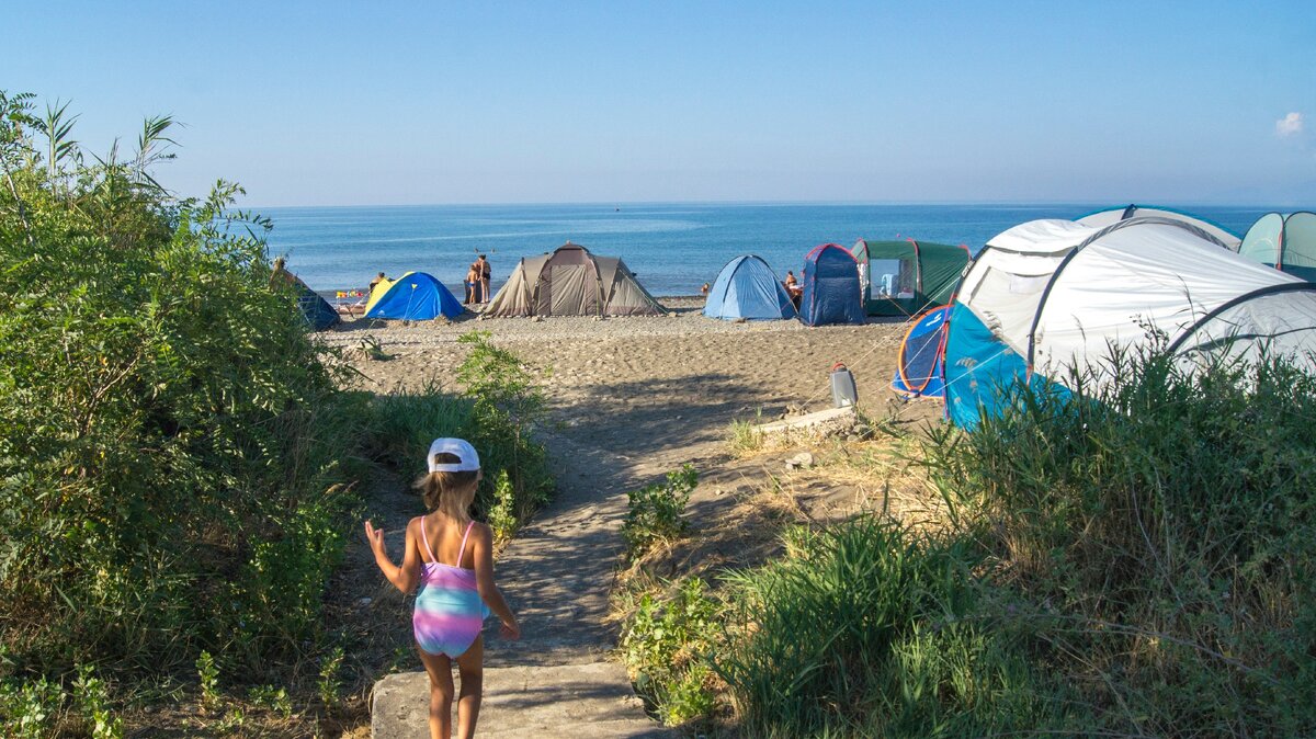 Отдых с палаткой в Крыму 