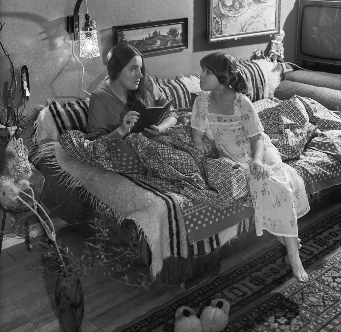 Ника с мамой, 1983 г.