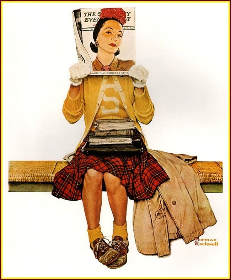 Плакат американского художника Нормана Роквелла