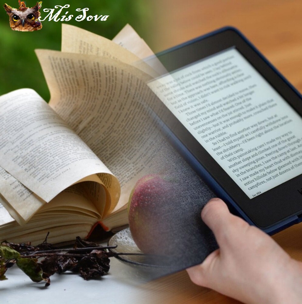 Что важнее: на чем читать или о чем? Коллаж авторский