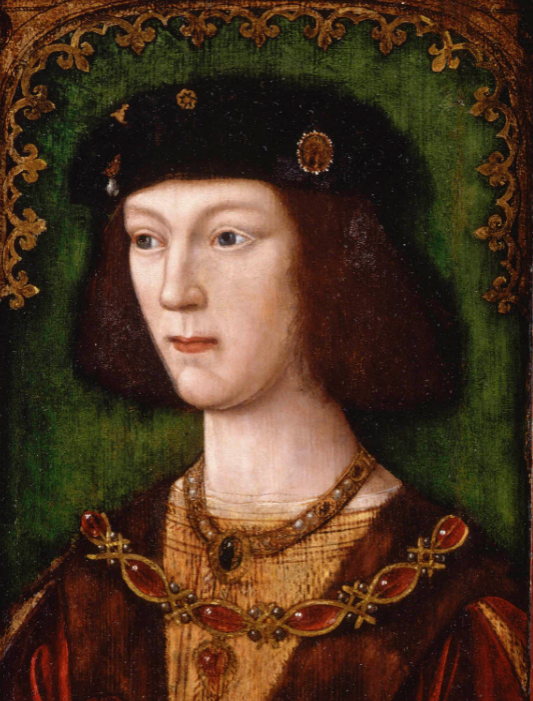 Портрет Генриха VIII Английского (1491-1547)коло 1509 г.  Приписывается Мейннарту Вьюику. Денверский художественный музей. Колорадо. США. Из открытых источников