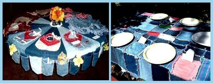Изделия из джинсовой ткани и текстиль