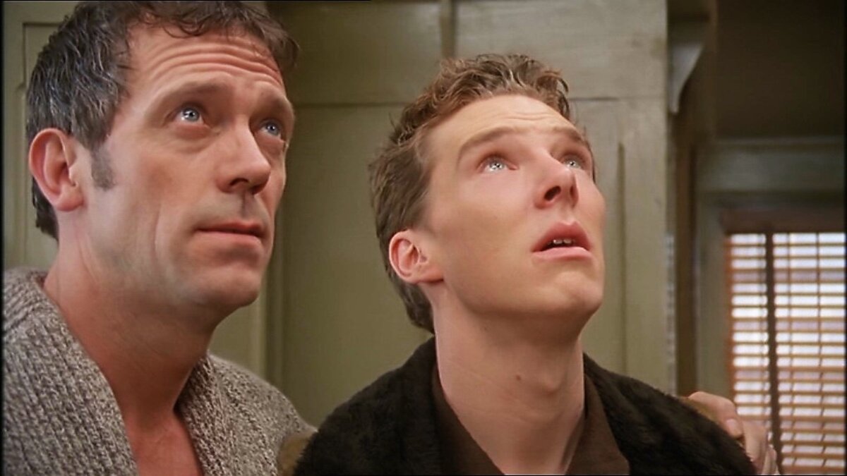 Немного за сорок сериал 2003. Хью лори и бенедикт камбербэтч. Немного за сорок. Немного за сорок сериал 2003. Питер капальди и хью лори.