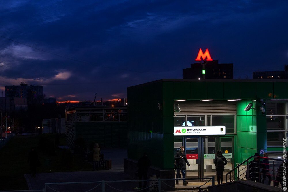 1. Вестибюль №2 станции Беломорская © NickFW.ru — 15.11.2019г.