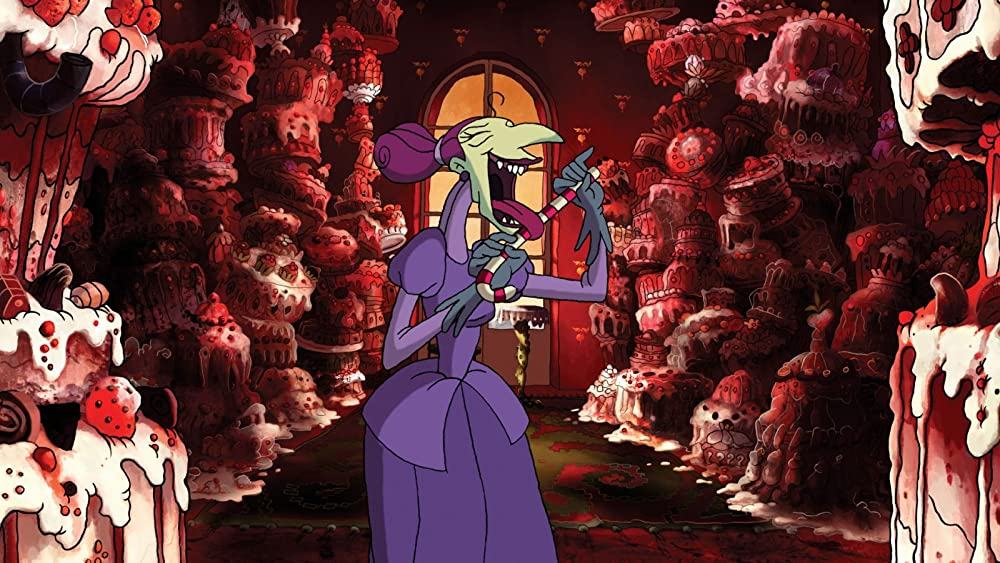 Кадр из фильма Die drei Räuber. Режиссер: Хайо Фрайтаг. Художники: Хайо Фрайтаг, Герлинде Годельманн. Производство: Animation X, Animation X Gesellschaft zur Produktion von Animationsfilmen mbH, Medienfonds GFP, The Weinstein Company LLC, X-Filme Creative Pool. Показ в России: Настроение 