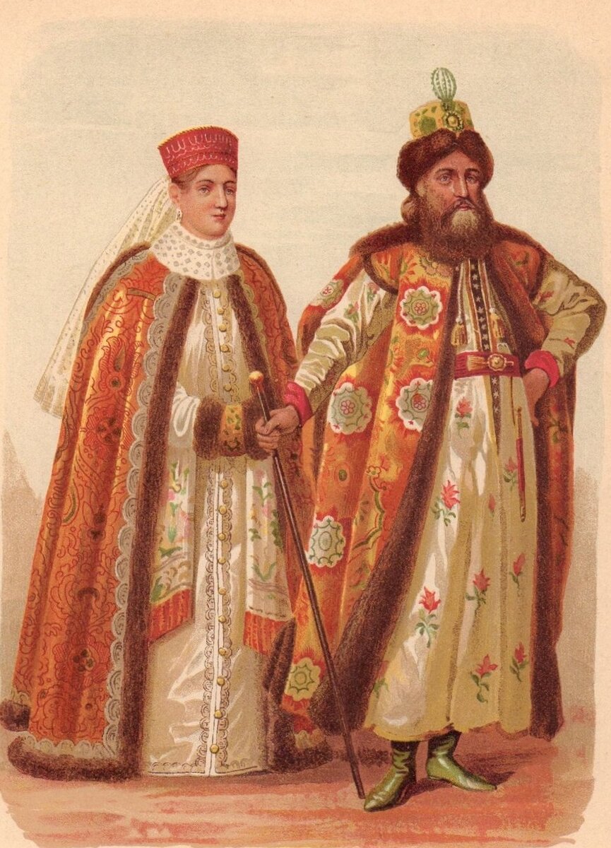 Одежда 16 века россии