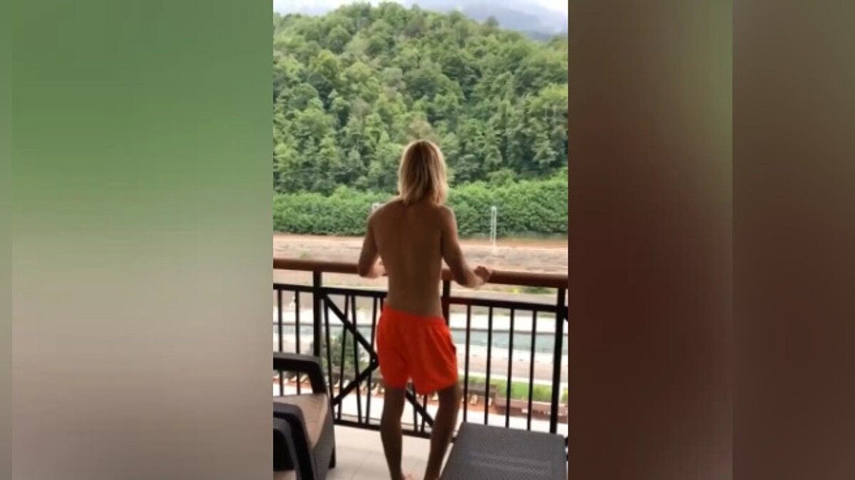    Сергей Зверев на отдыхе в Сочи