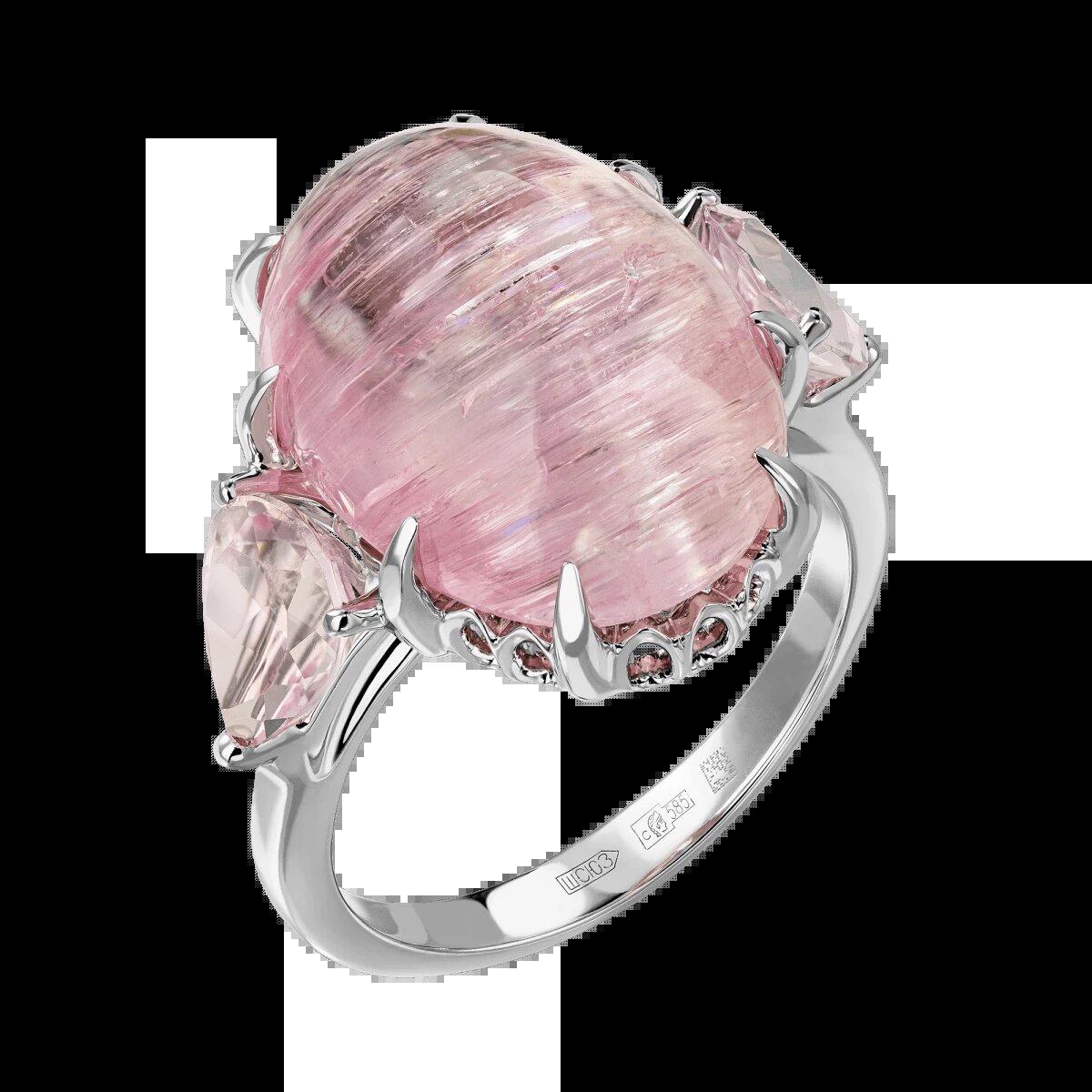 На фото: Кольцо "Розовая игривость"