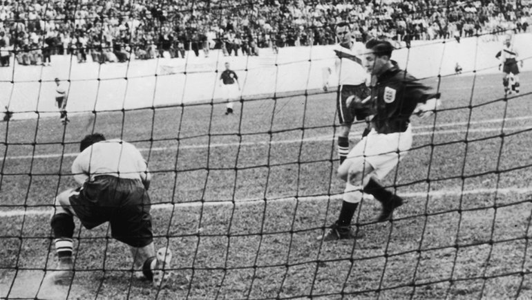    Матч сборных Англии и США в 1950 году.