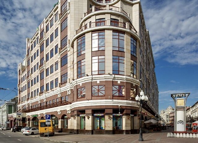 Здание офиса аэрофлота на Арбате 