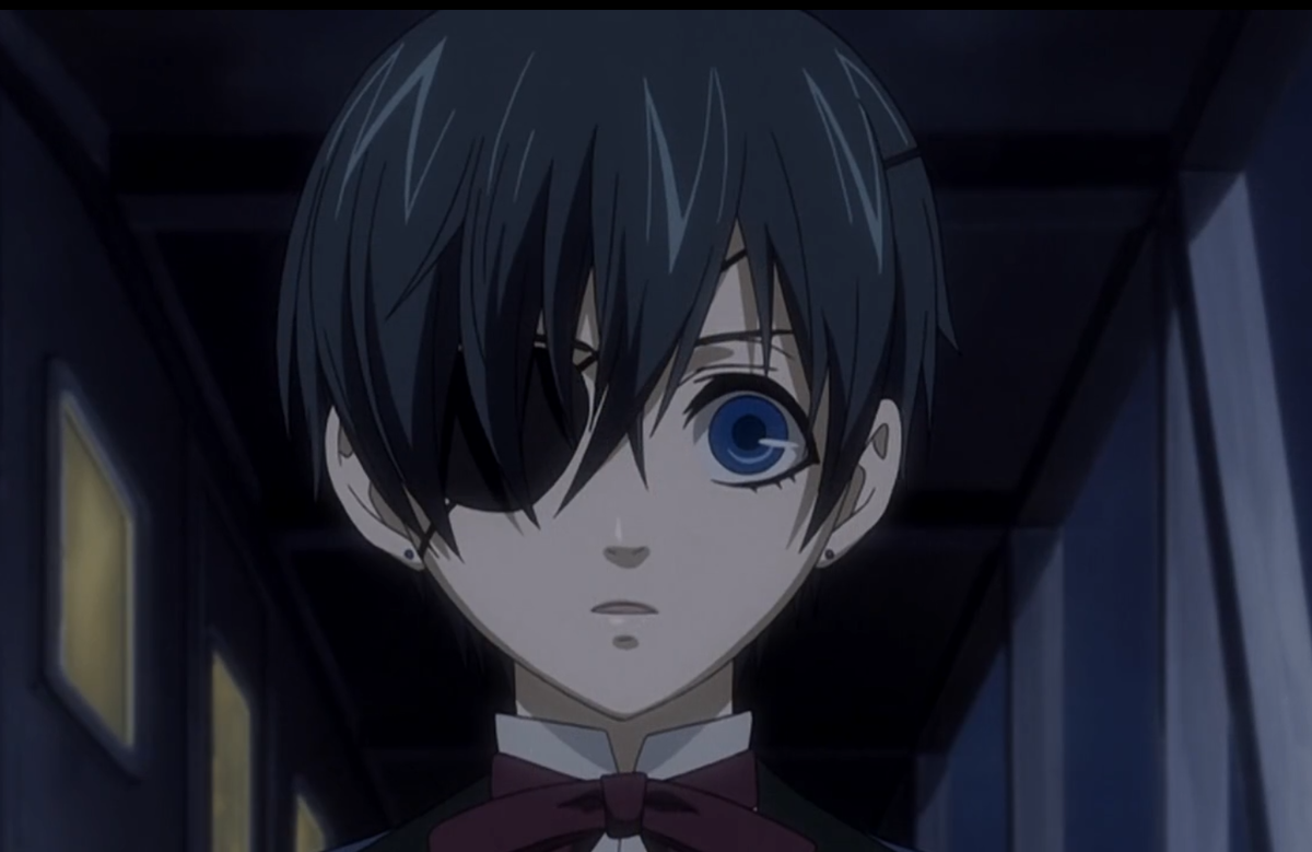 Использованы кадры из аниме "Темный дворецкий";