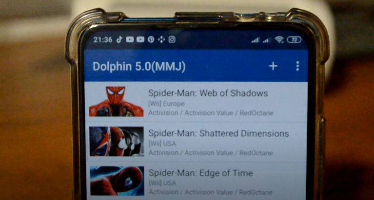 Версия эмулятора MMJ → неофициальная ночнушка.