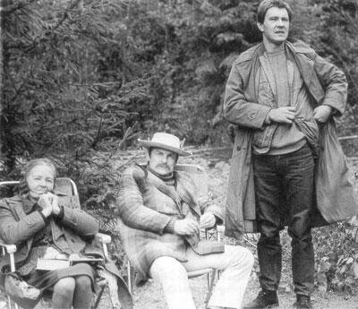 Слева на право: мать Андрея Тарковского, Андрей Тарковский, Николай Двигубский