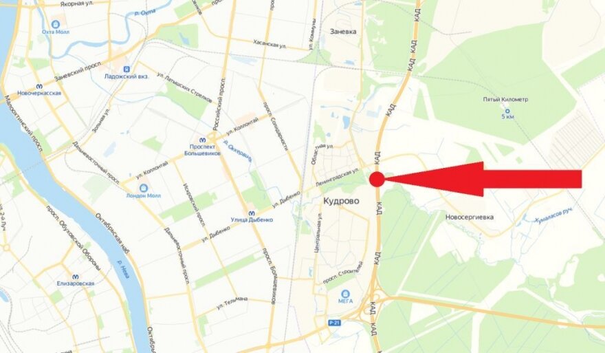 Место проведения работ | sevzap.rosavtodor.ru 