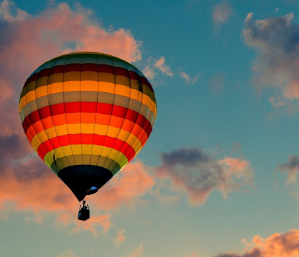 1. Воздушный шар в небе