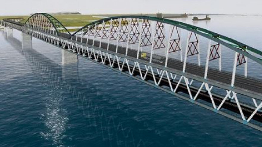 Один из проектов моста