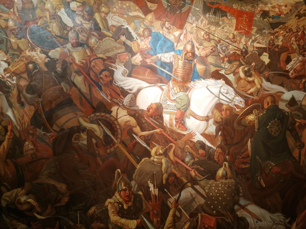 Битва под куликовым полем. Утро на Куликовом поле картина. Битвы Руси 1235 года.