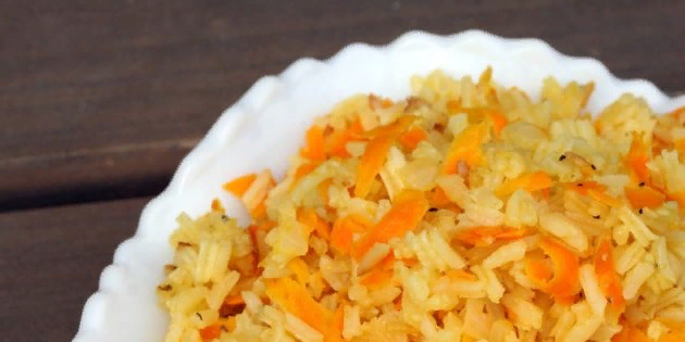 плов с курицей 