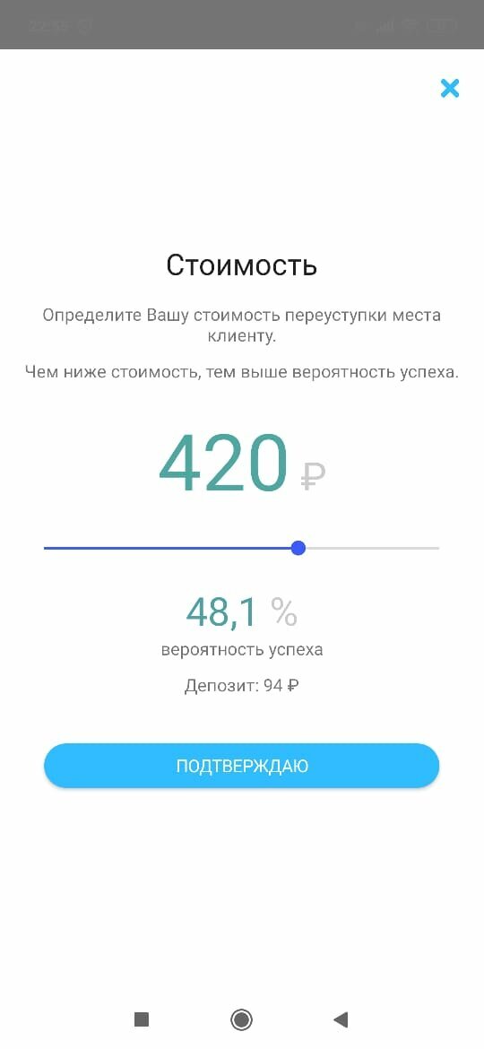 Вот так продаётся парковочное место